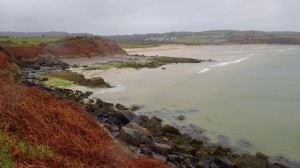 A rugged coast line in places along the top coast but with good paths