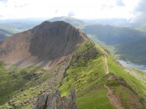 Crib Goch from Crib Y Ddysgl, Snowdonia