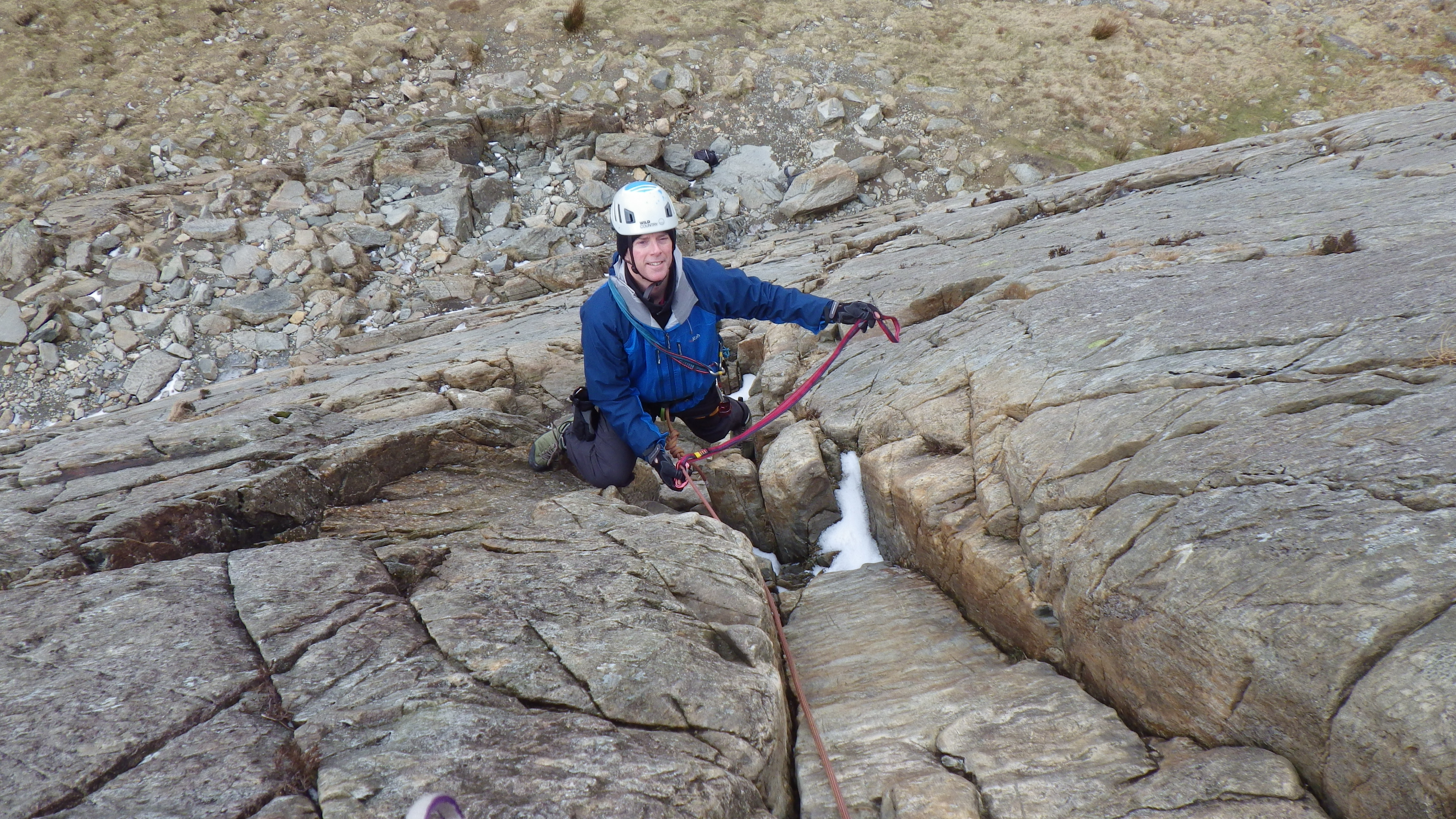 Scrambling on Tryfan Bach