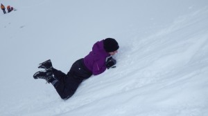 Practicing Ice Axe Arresting
