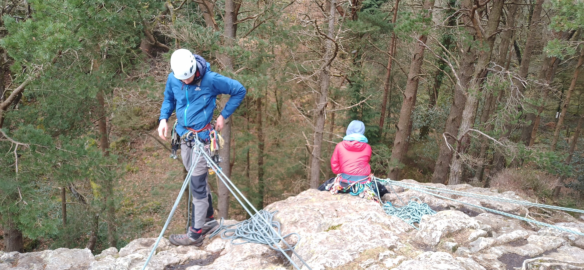 ropework skills for rock climbing